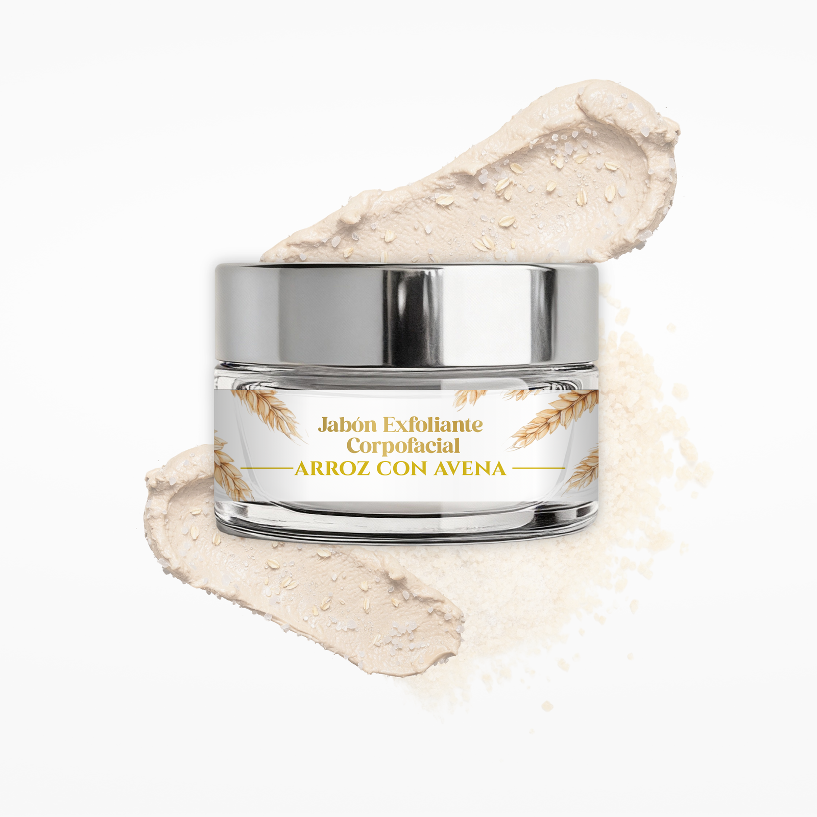 Jabón corpo facial de arroz con avena
